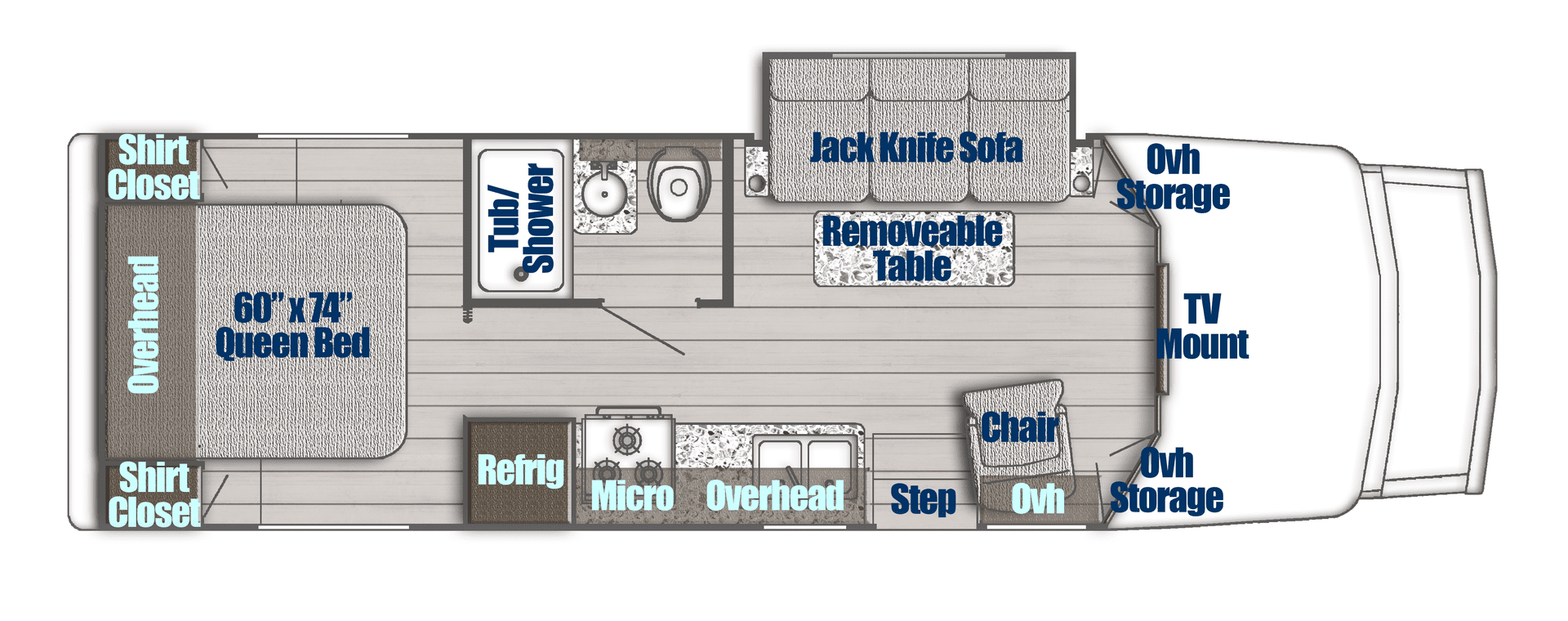BTCruiser 5279B-2026-plancher
